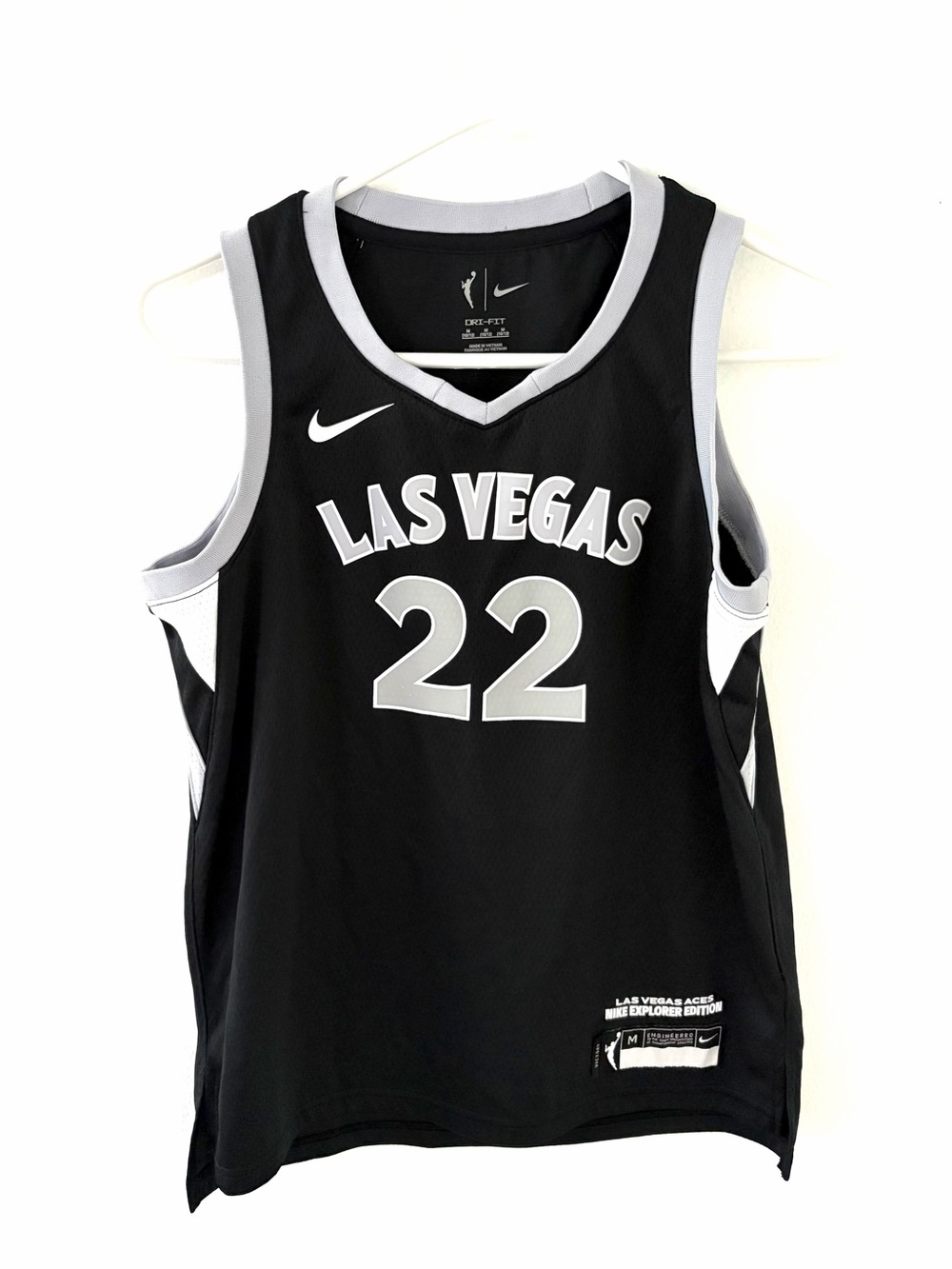 Nike A'ja Wilson Las Vegas Aces 2024 Explorer Edition Jersey, Size: Youth Medium